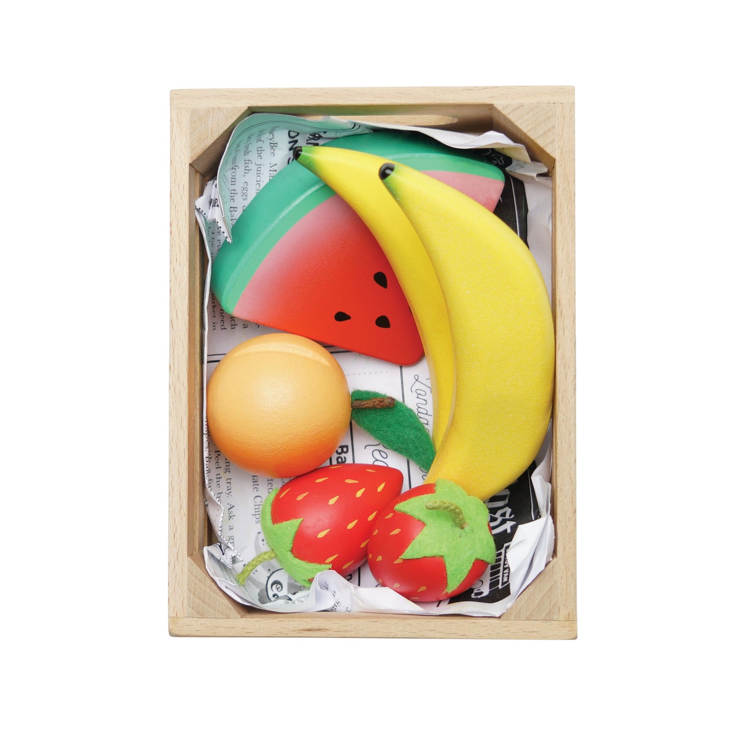 Le Toy Van - Smoothie Fruits Wooden Market Crate