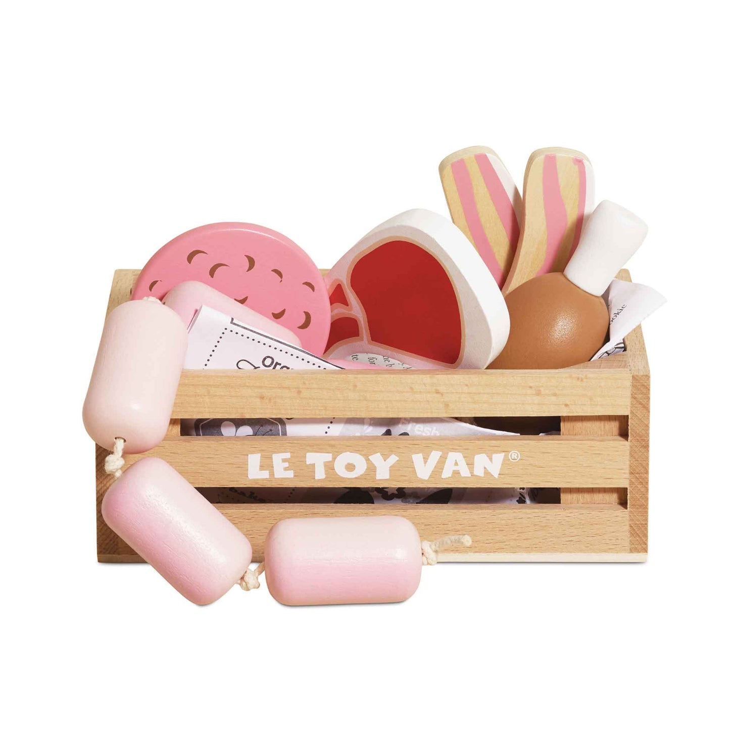 Le Toy Van - Butchers Meat Wooden Market Crate