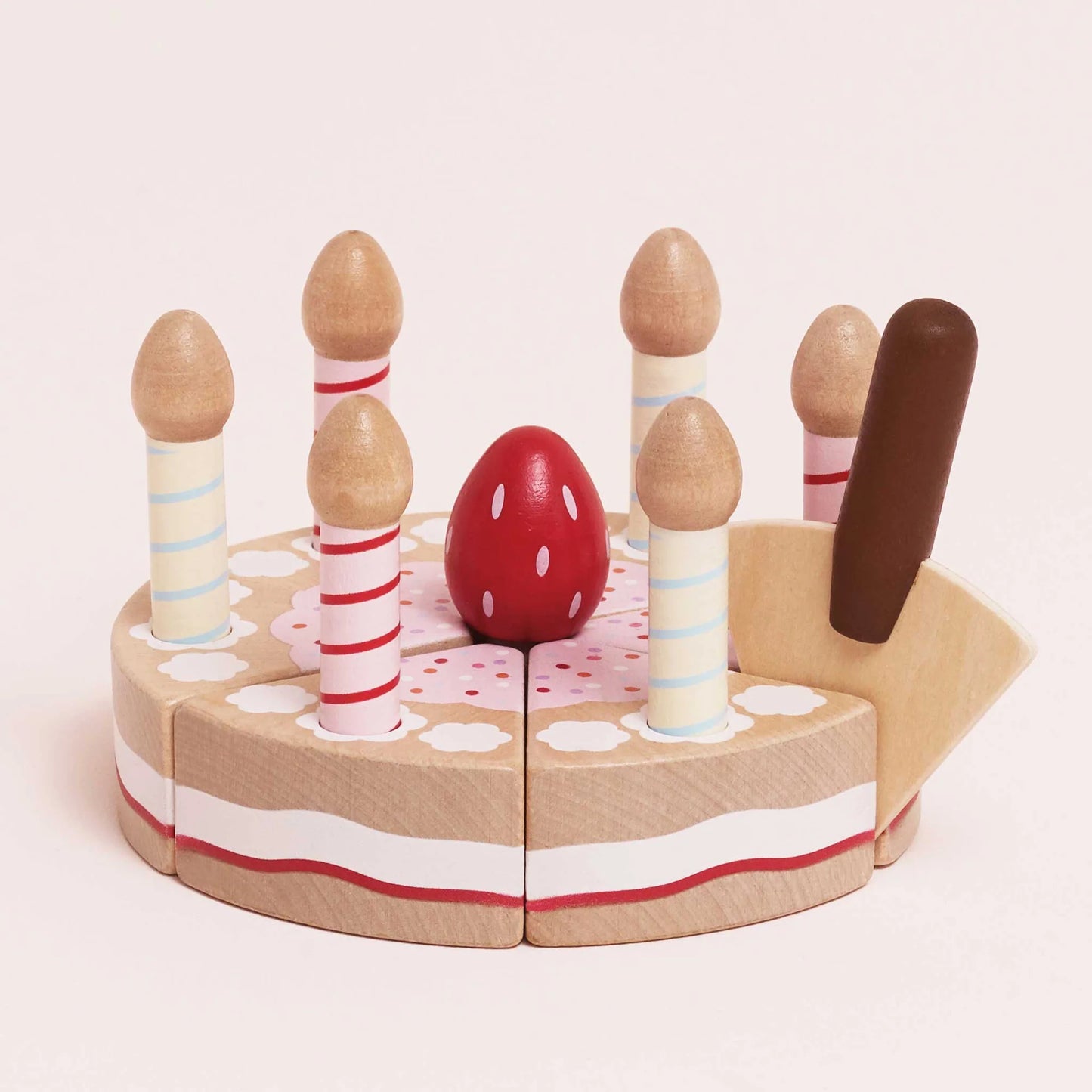 Le Toy Van - Wooden Sliceable Birthday Cake & Candles