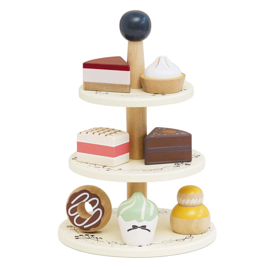 Le Toy Van - Wooden Three Tier Patisserie Cake Stand