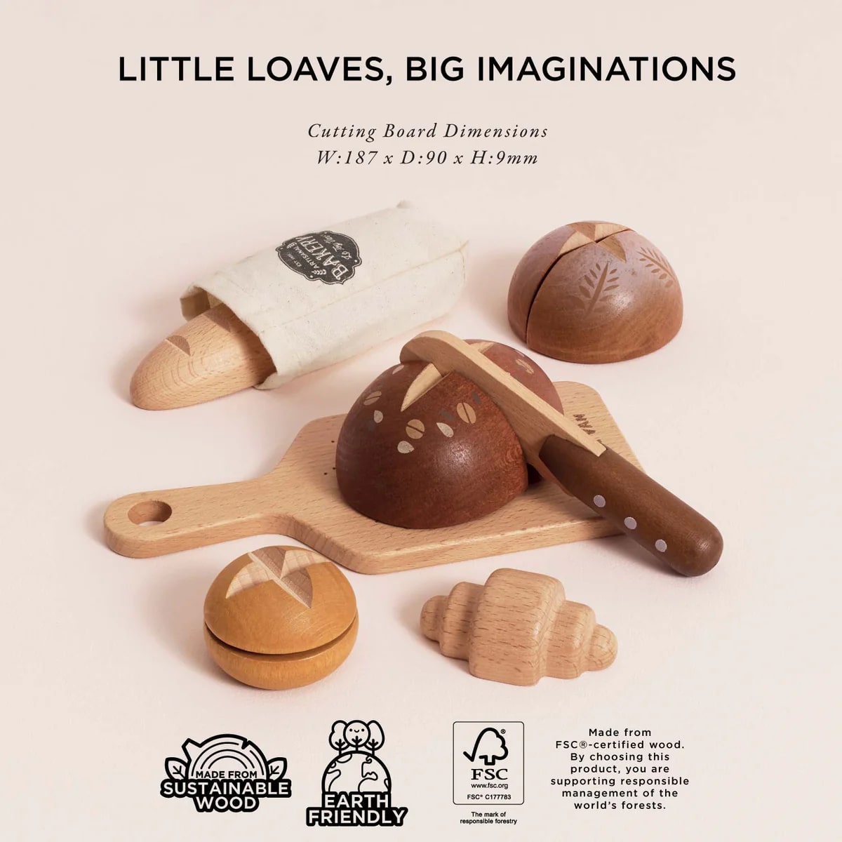 Le Toy Van - Wooden Artisan Bread Set