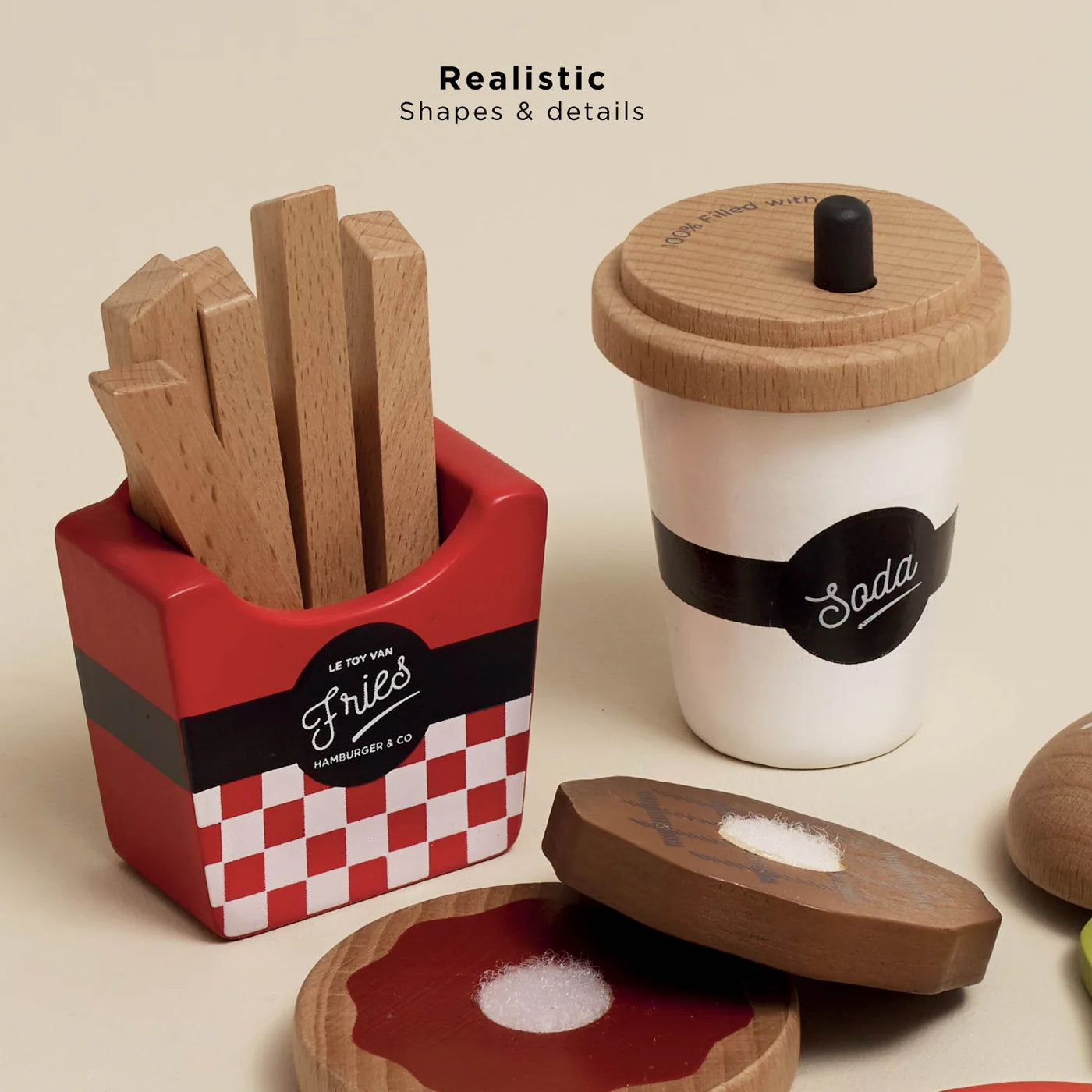 Le Toy Van - Wooden Gourmet Hamburger Set