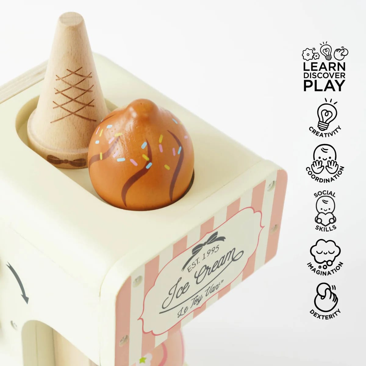 Le Toy Van - Ice Cream Machine & Play Food Cones