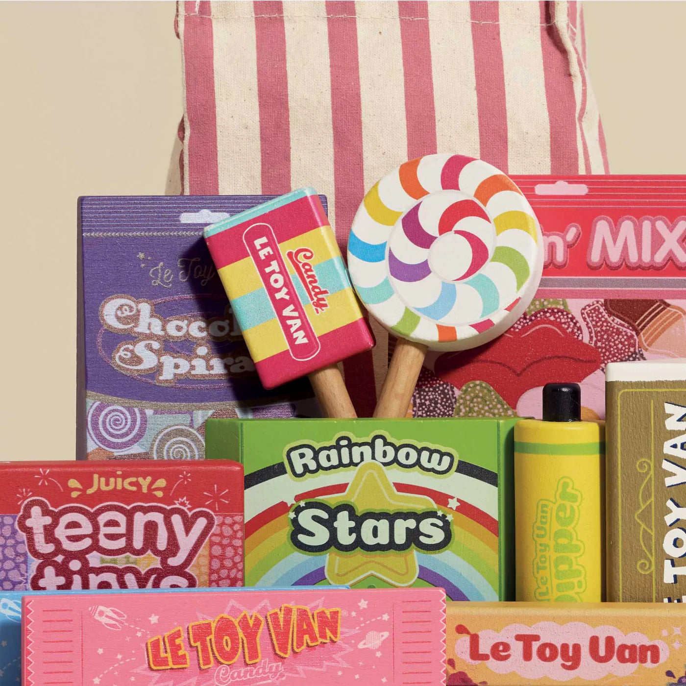 Le Toy Van - Wooden Retro Sweets and Candy Roleplay Set