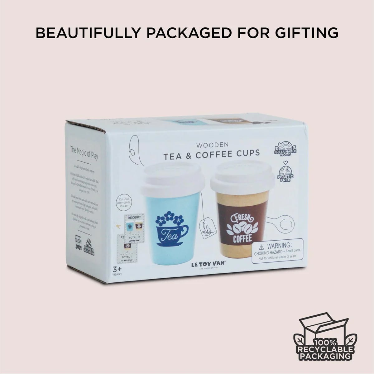 Le Toy Van - Wooden Tea & Coffee Cups