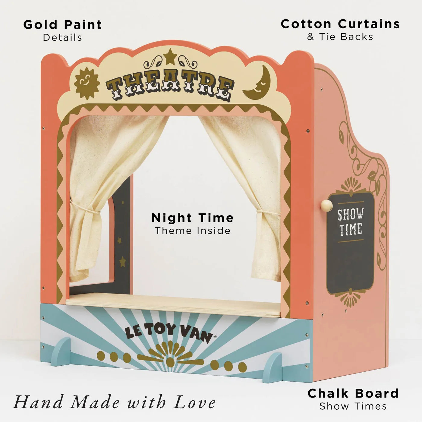 Le Toy Van - Wooden Tabletop Puppet Theatre