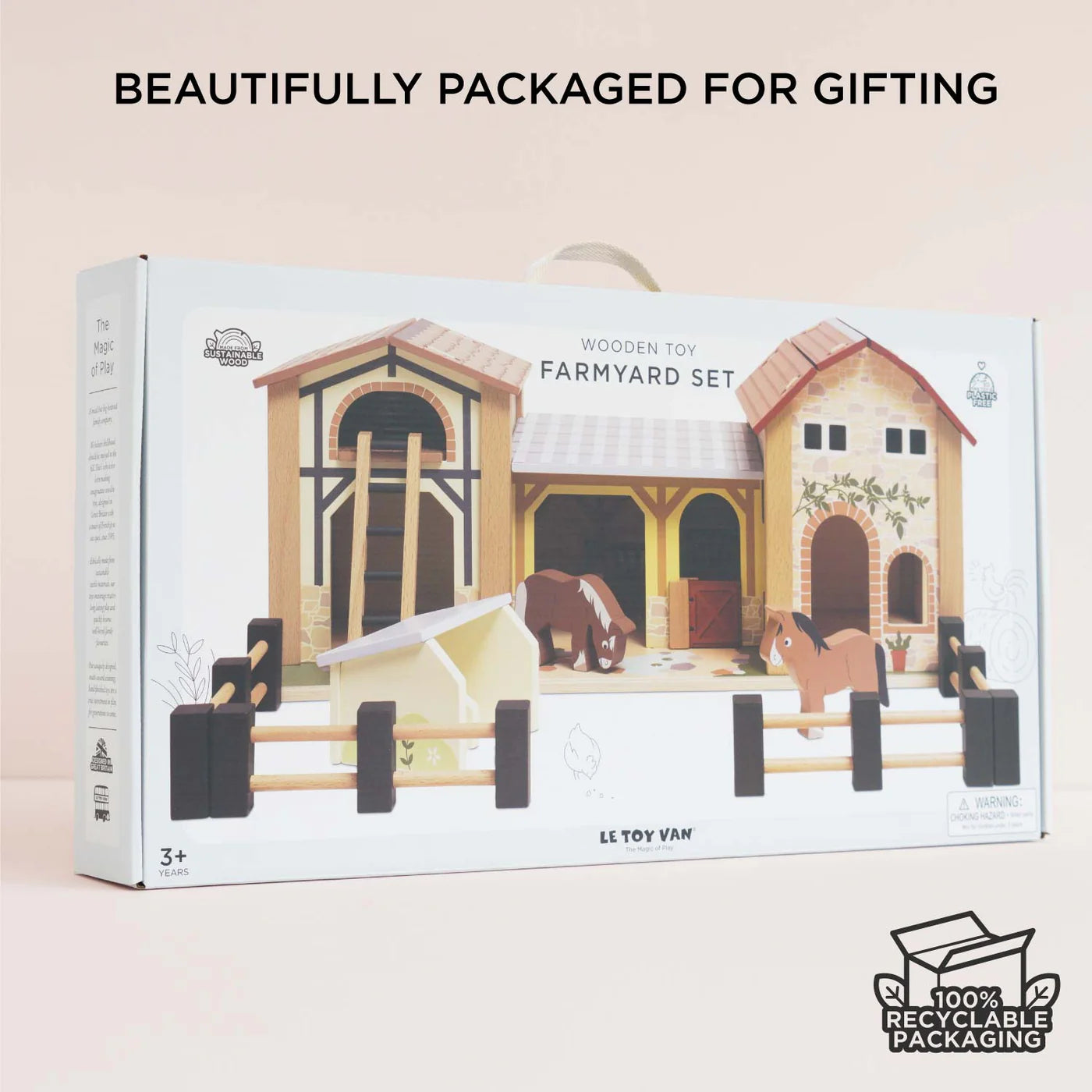 Le Toy Van - Wooden Farmyard Stables