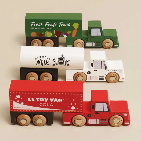 Le Toy Van - Wooden Trailer Truck Set