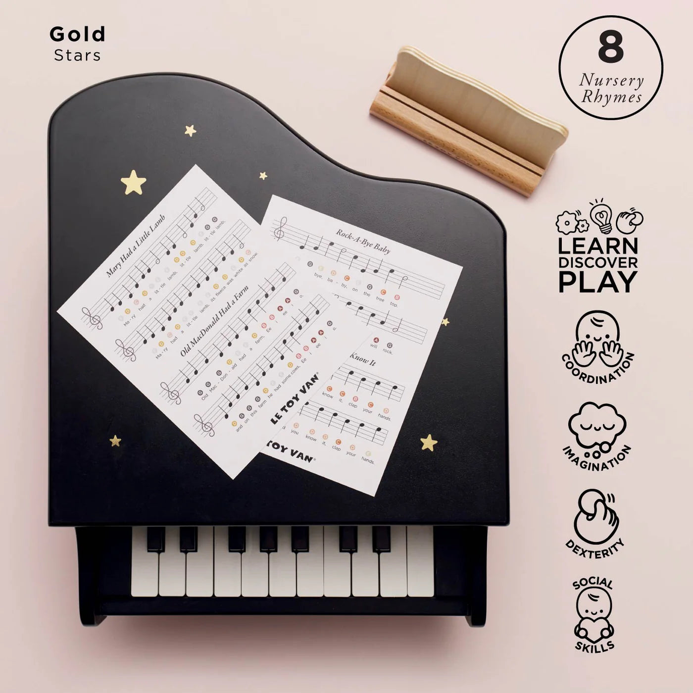 Le Toy Van - Wooden Grand Piano Toy