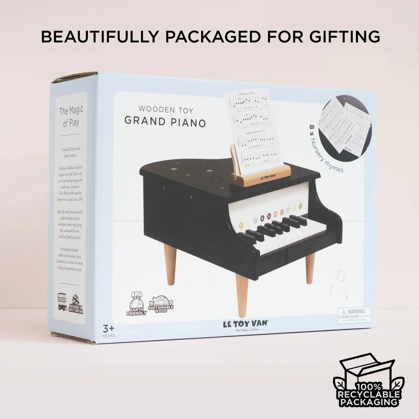 Le Toy Van - Wooden Grand Piano Toy