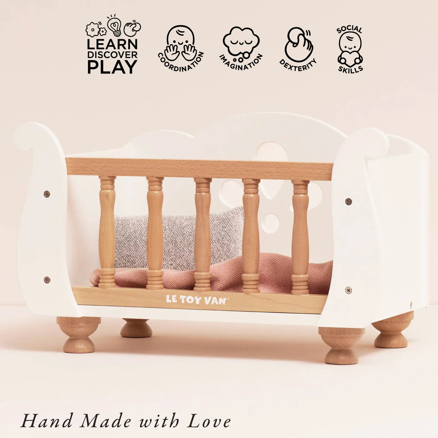 Le Toy Van - Wooden Dolls Cot