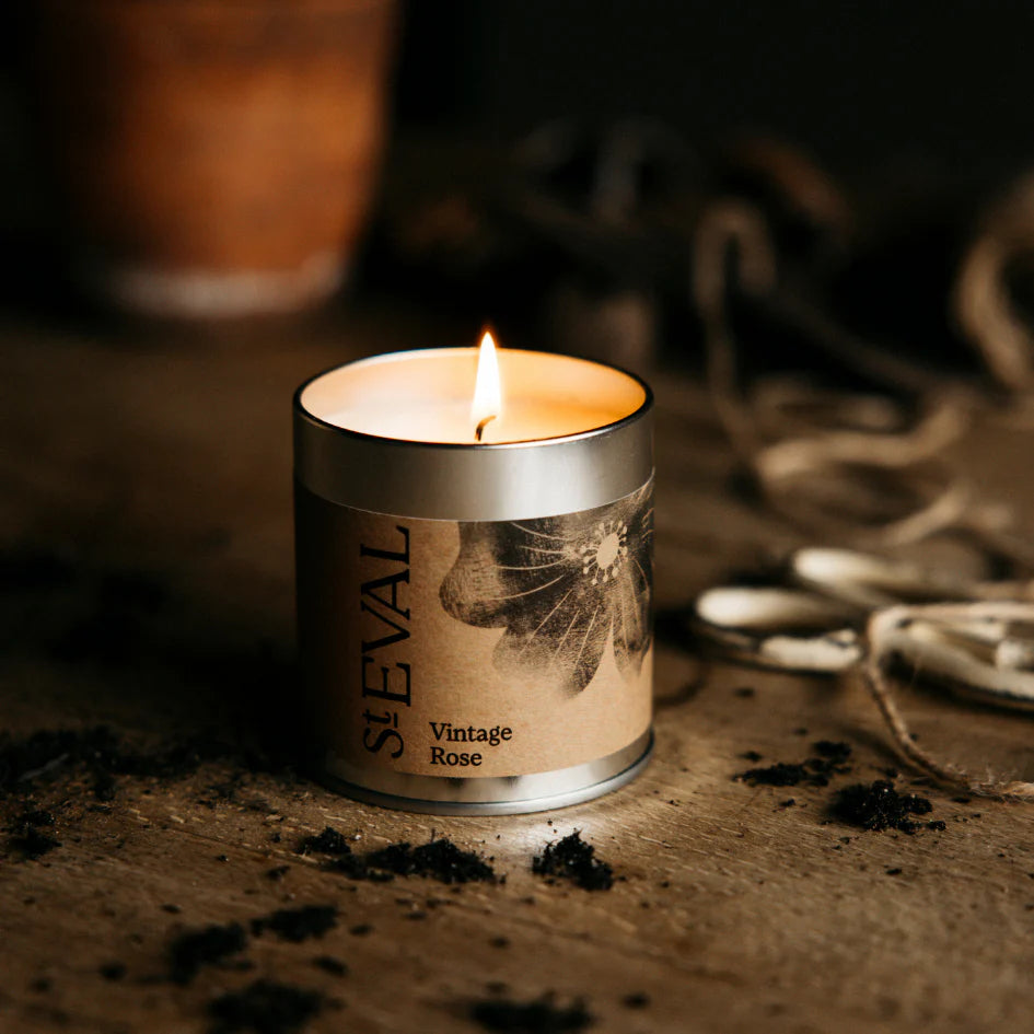 St Eval - Vintage Rose Scented Candle Tin
