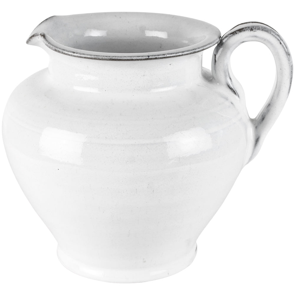 Glazed White Jug