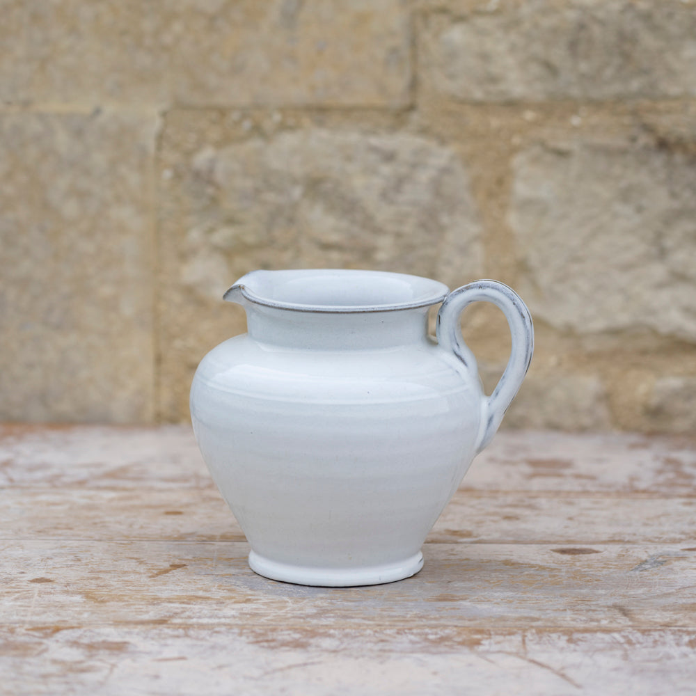 Glazed White Jug