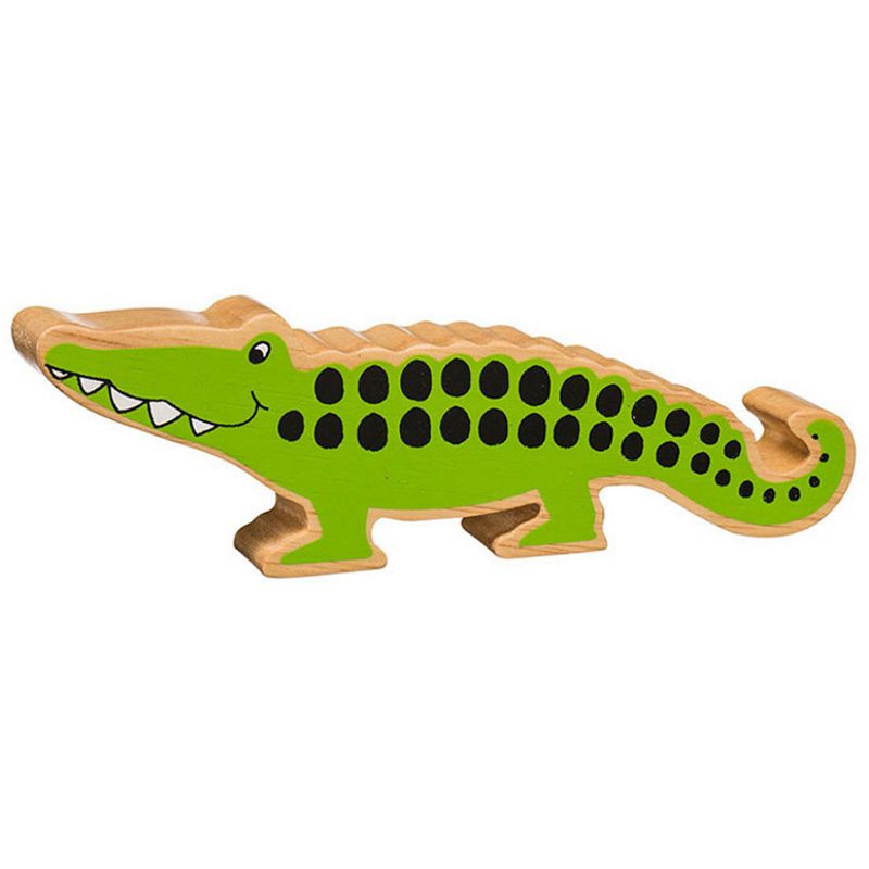 Lanka Kade - Wooden Green Crocodile