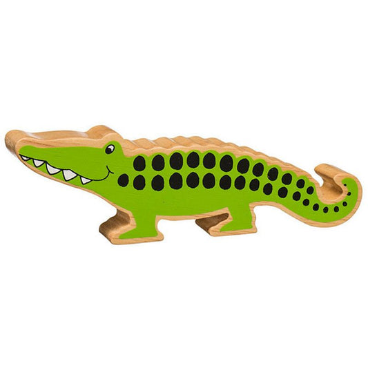 Lanka Kade - Wooden Green Crocodile