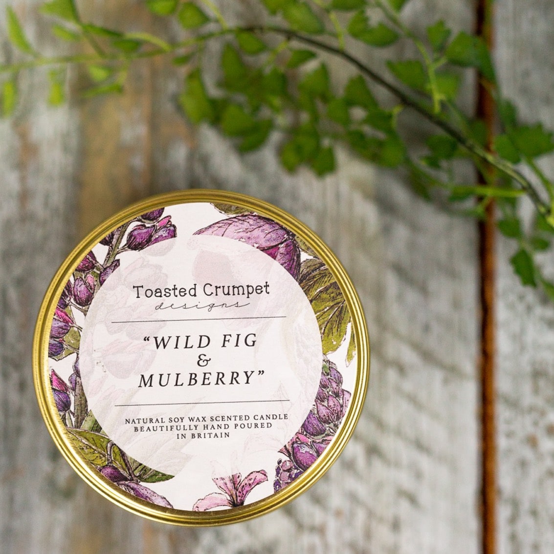Toasted Crumpet - Wild Fig & Mulberry Candle Tin