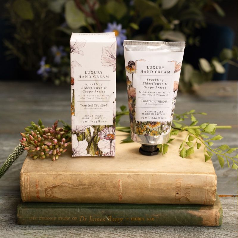 Toasted Crumpet - Sparkling Elderflower & Grape Presse Luxury Hand Cream