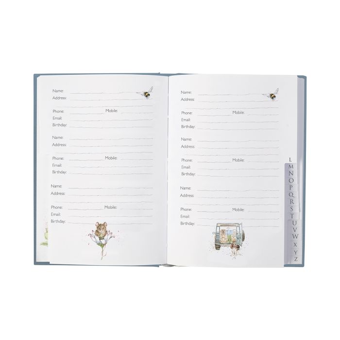 Wrendale Designs - 'The Highlander' Highland Cow Address Book