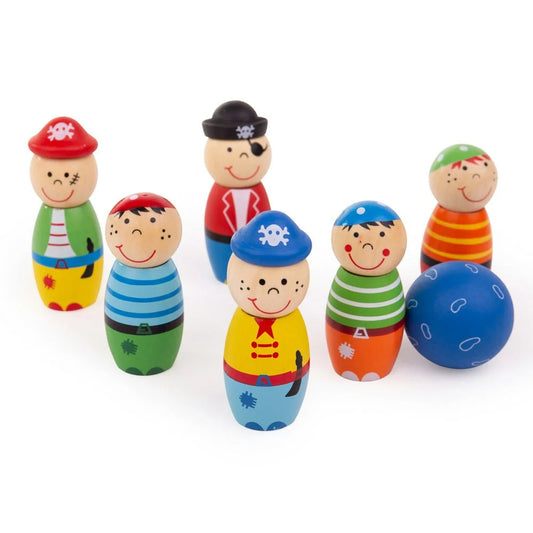 Bigjigs Toys - Wooden Pirate Skittles