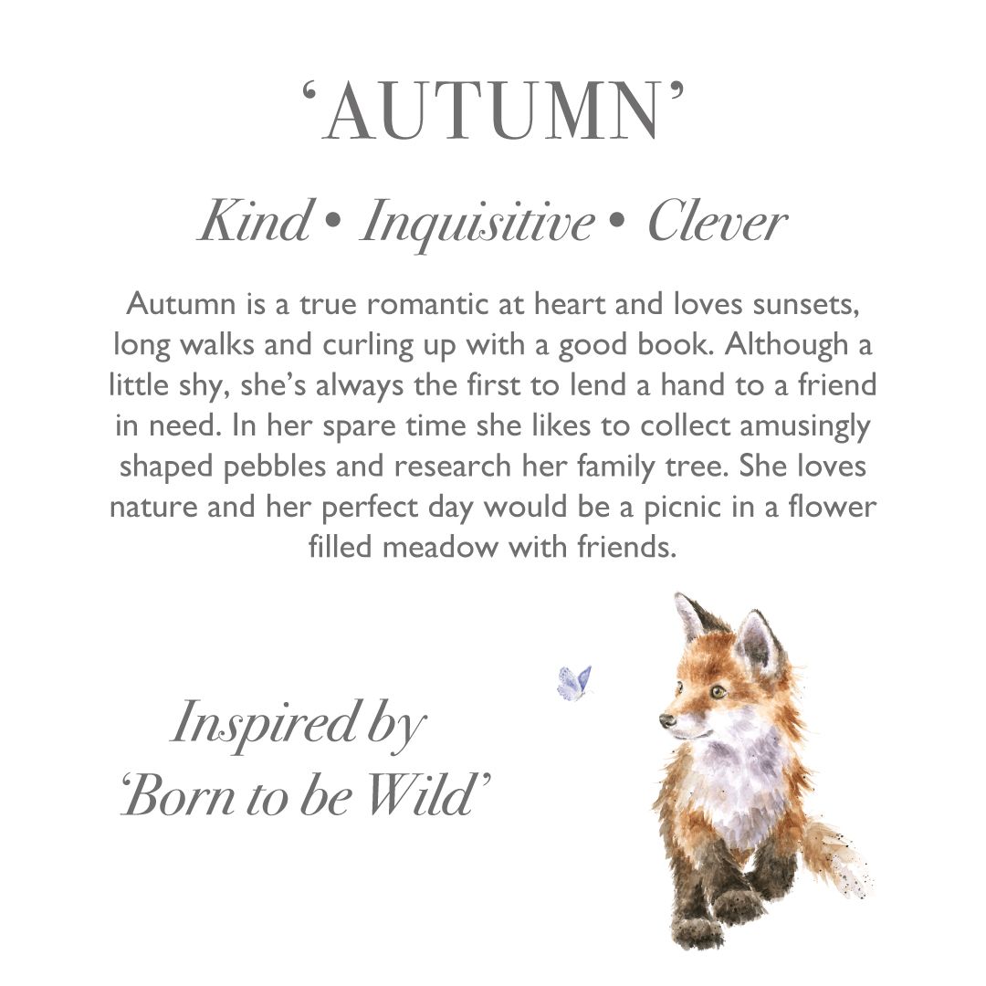 Wrendale Designs - 'Autumn' Fox - Soft Plush Character - Regular