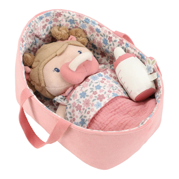 Little Dutch - Baby Doll Rosa In Basket