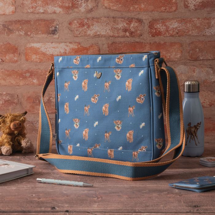 Wrendale Designs - 'Farmyard Friends' Cow Crossbody Bag