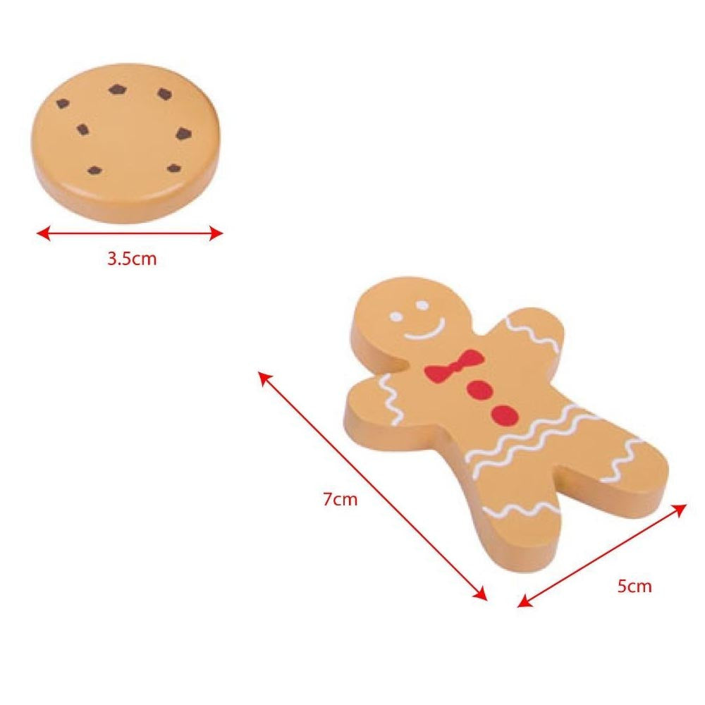 Bigjigs Toys - Wooden Box of Biscuits