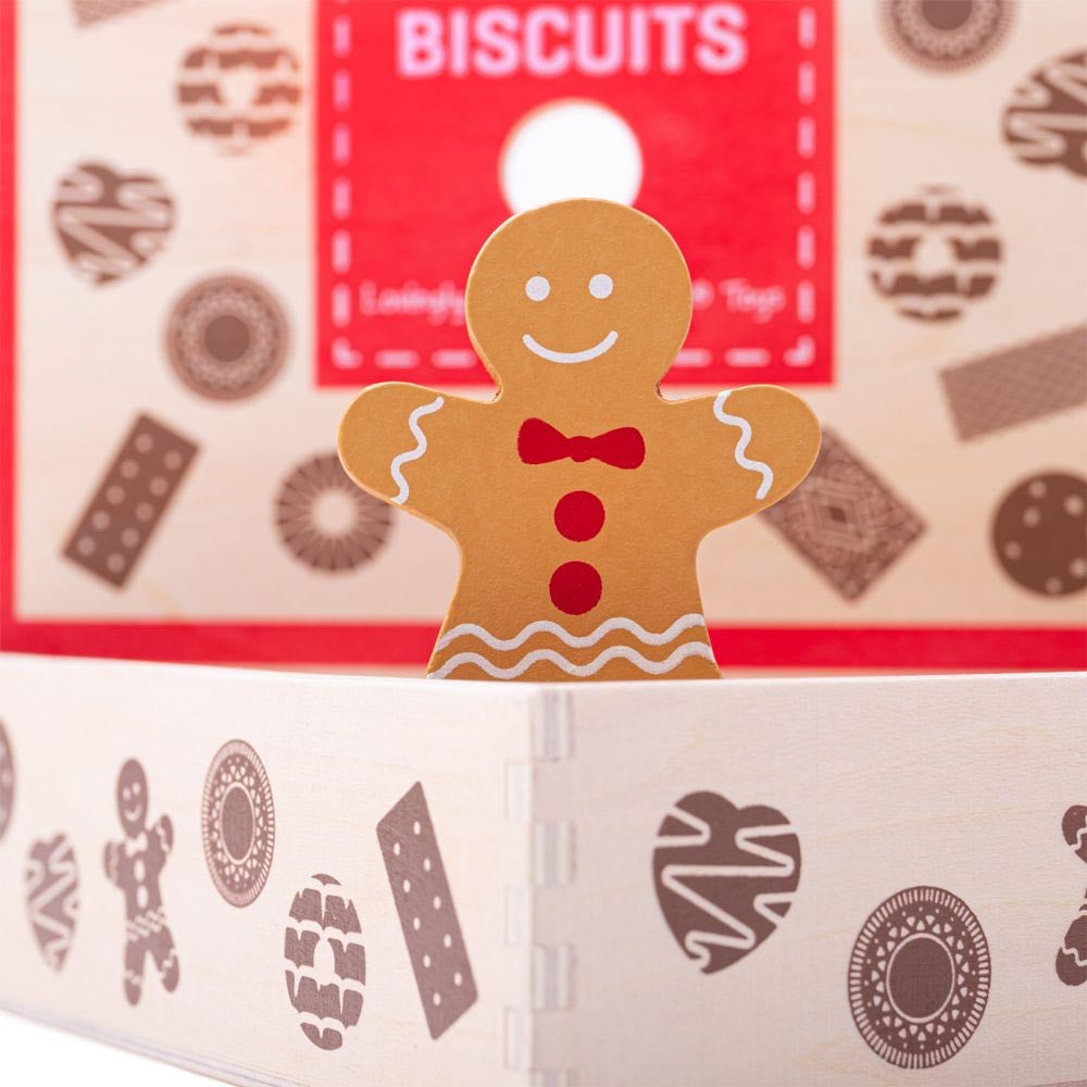 Bigjigs Toys - Wooden Box of Biscuits