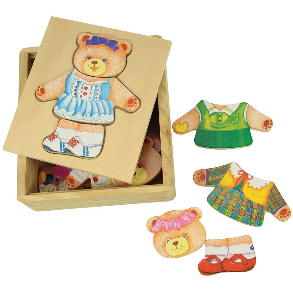 Bigjigs Toys - Wooden Dress Up - Mrs Bear