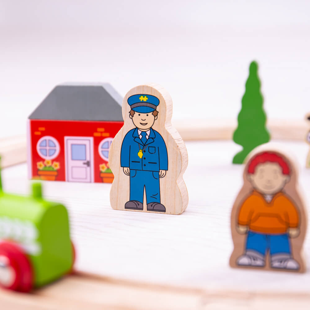 Bigjigs Toys - Wooden 'My First Train Set'
