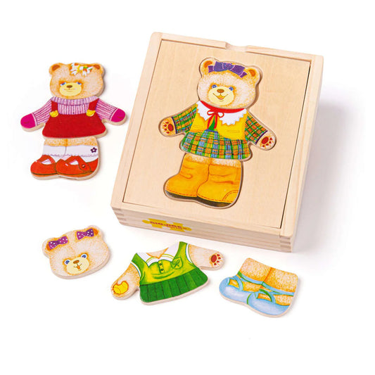 Bigjigs Toys - Wooden Dress Up - Mrs Bear