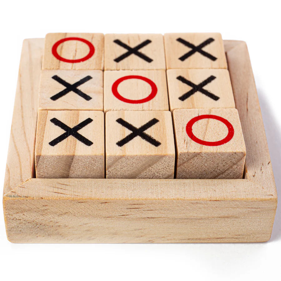 Bigjigs - Wooden Mini Noughts and Crosses