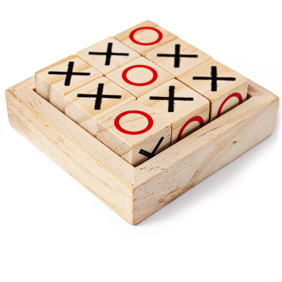 Bigjigs - Wooden Mini Noughts and Crosses