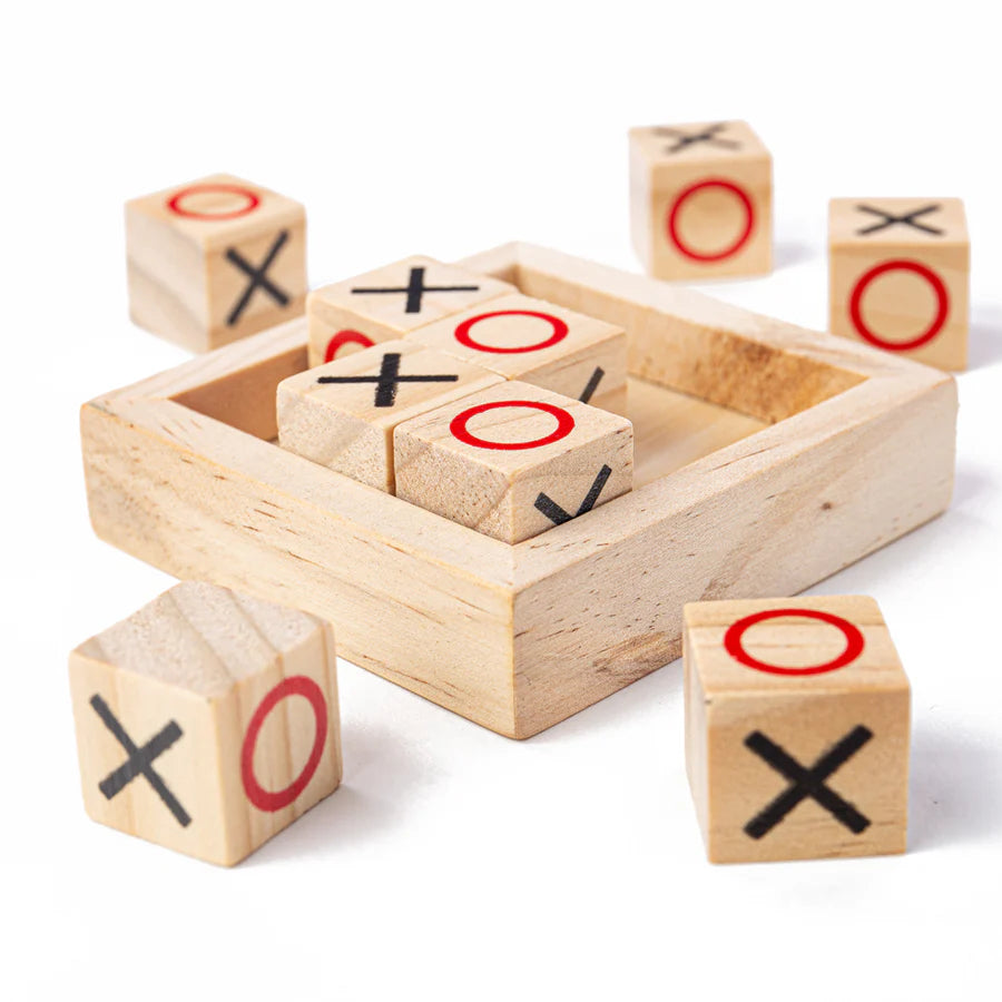 Bigjigs - Wooden Mini Noughts and Crosses