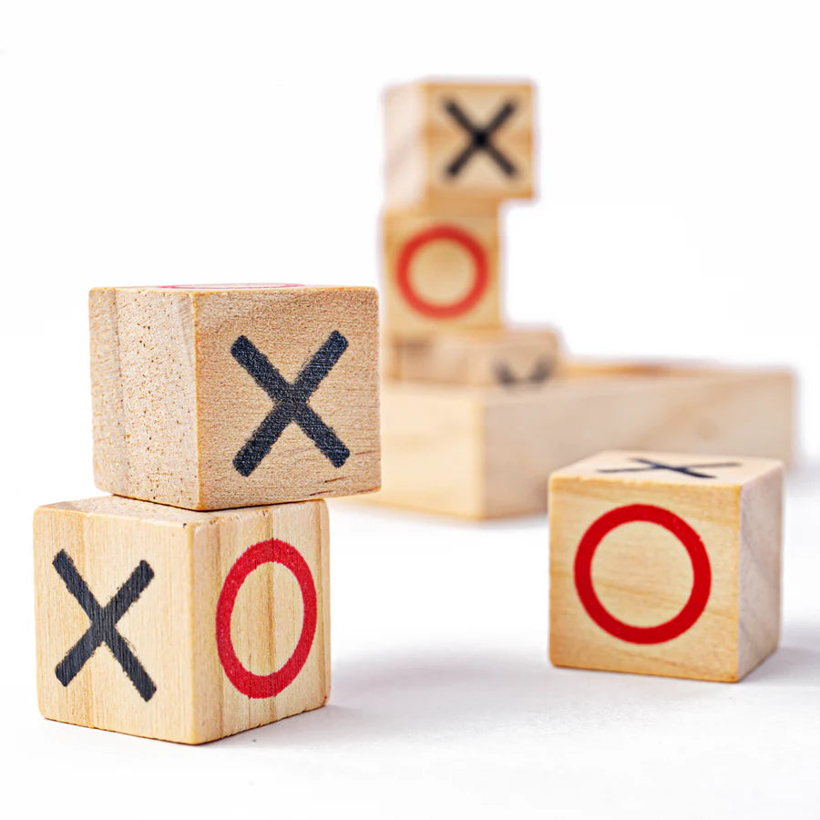 Bigjigs - Wooden Mini Noughts and Crosses