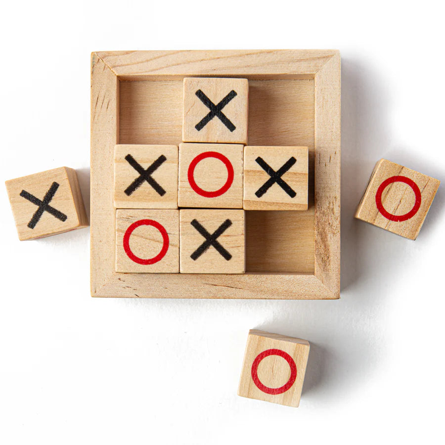 Bigjigs - Wooden Mini Noughts and Crosses