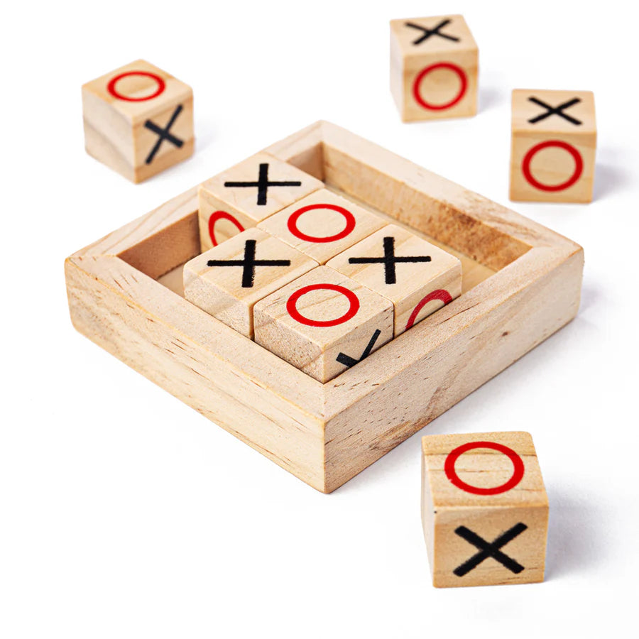 Bigjigs - Wooden Mini Noughts and Crosses