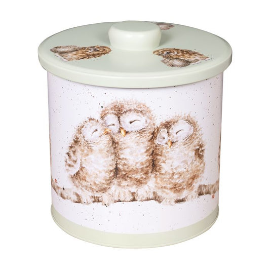 Wrendale Designs - 'The Country Set' Owl Biscuit Barrel