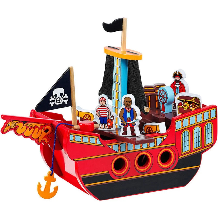Lanka Kade  - Wooden Pirate Ship playset