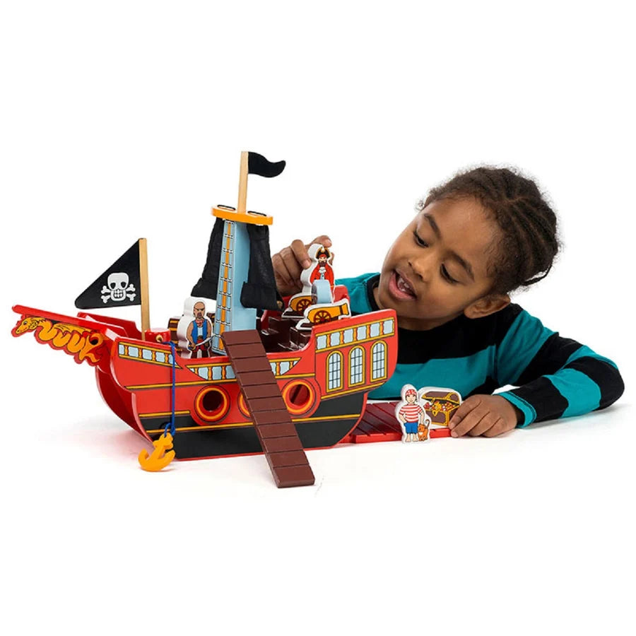 Lanka Kade  - Wooden Pirate Ship playset
