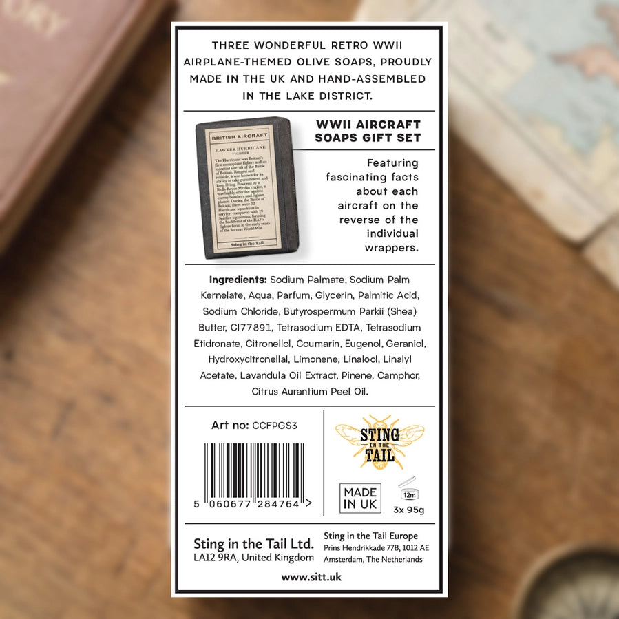 Sting In The Tail - WW11 Aircraft Soap Gift Set