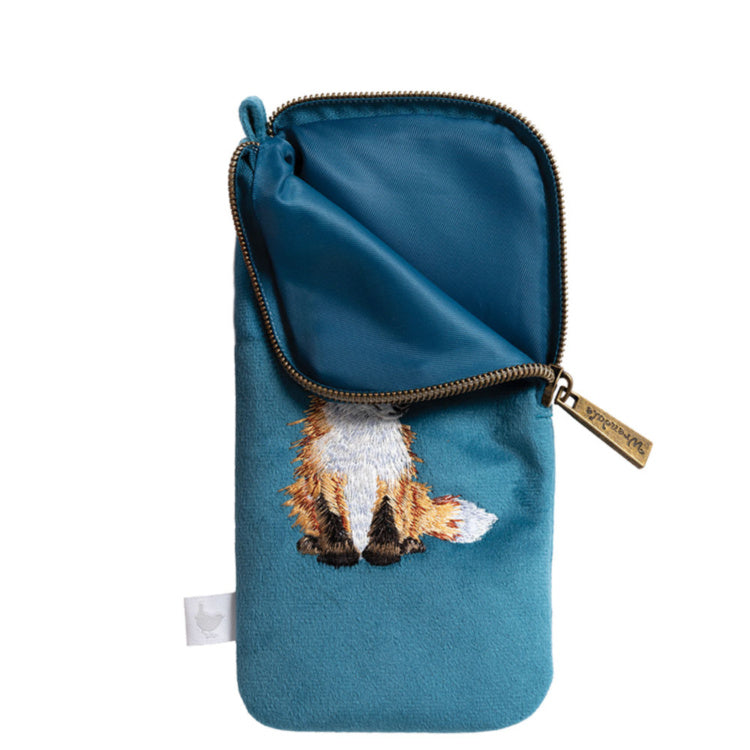 Wrendale Designs - 'Daydreamer' Fox Embroidered Glasses Pouch