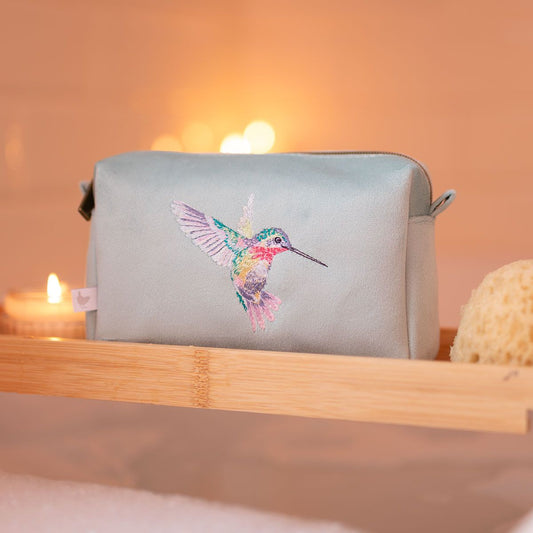 Wrendale Designs 'Wisteria Wishes' Hummingbird Make Up Bag