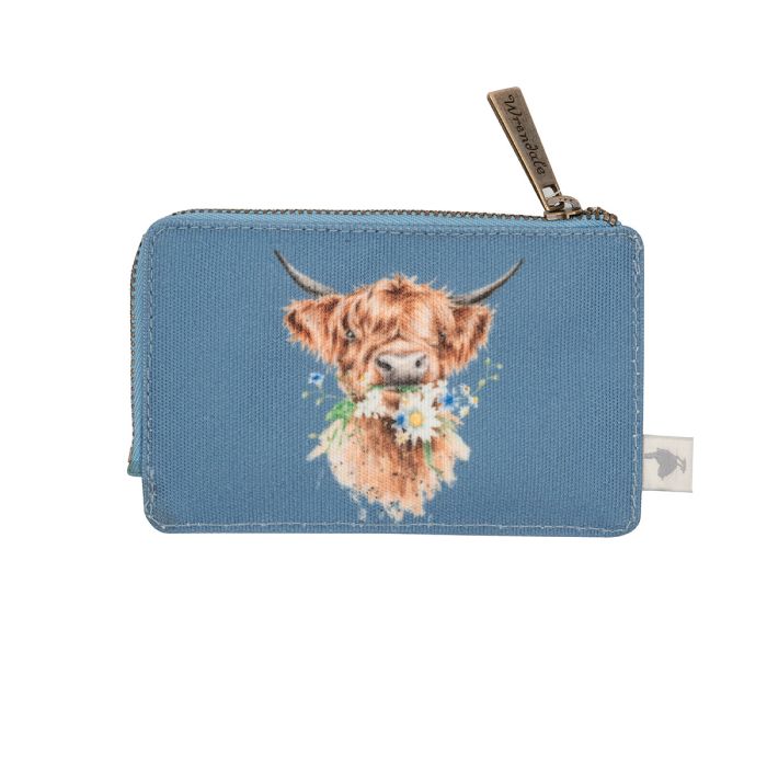 Wrendale Designs - 'Farmyard Friends' Highland Cow Card Holder Coin Purse