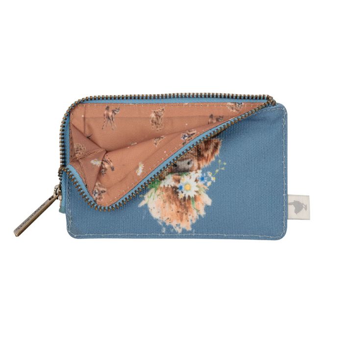 Wrendale Designs - 'Farmyard Friends' Highland Cow Card Holder Coin Purse