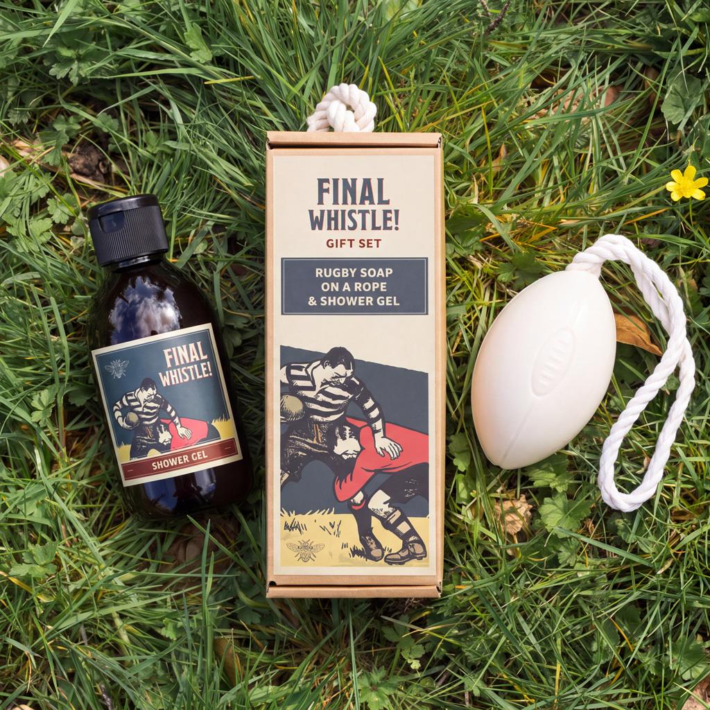 Sting In The Tail - Rugby Final Whistle Soap & Shower Gel Gift Set