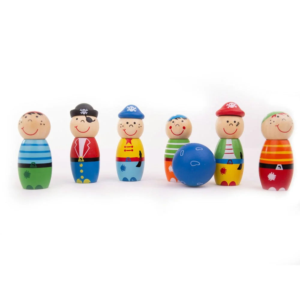 Bigjigs Toys - Wooden Pirate Skittles