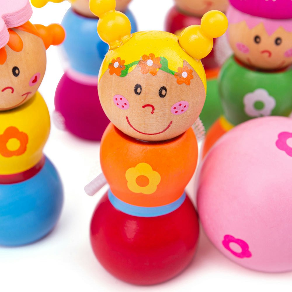 Bigjigs Toys - Wooden Fairy Skittles