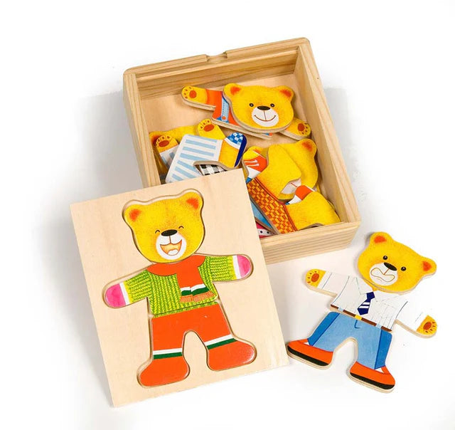 Bigjigs Toys - Wooden Dress Up - Mr Bear